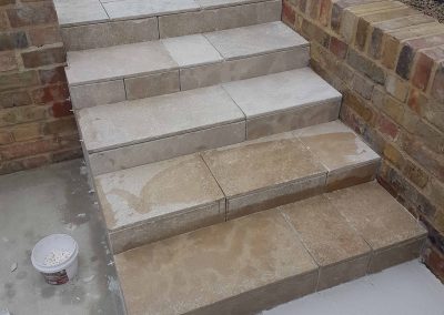Exterior Screeding Tiling to Patio